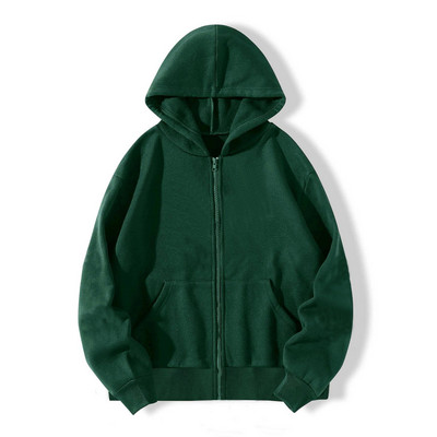 XUANSHOW Φθινοπωρινό χειμωνιάτικο γυναικείο φούτερ με φερμουάρ με κουκούλα Butterfly Loose Zipper Μπροστινή τσέπη Casual Streetwear με κουκούλα μπουφάν