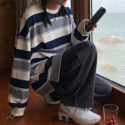 Γυναικεία φούτερ Y2k Ρούχα Κορεατικής μόδας Kawaii Letters Hoodies Crewneck Γυναικεία φούτερ μπλούζα Demon Slayer Hoodies τοπ