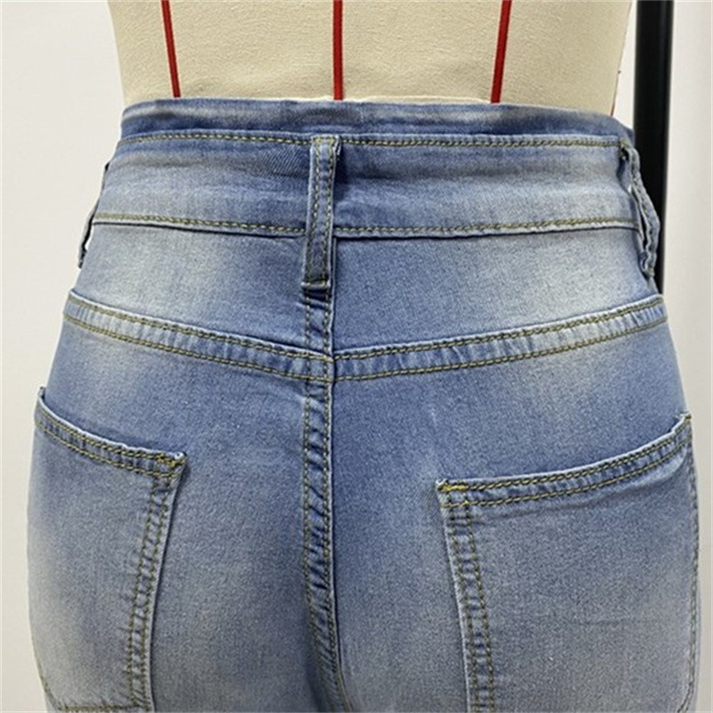 Vintage kõrge vöökohaga nööpide liitmine, kergelt laienevad teksad Naiste laia säärega teksapüksid, naiste kitsad püksid, trendikad tänavarõivad