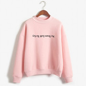 Γυναικείο φούτερ y2k Hoodies Ariana Grande ΔΕΝ ΕΜΕΙΝΕ ΔΑΚΡΥΑ ΓΙΑ ΝΑ ΚΛΑΨΕΙΣ Γράμμα με στάμπα Fleece Turtlencek Harajuku Μπλούζα Γυναικεία Ρούχα