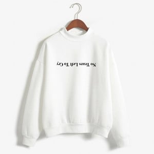 Γυναικείο φούτερ y2k Hoodies Ariana Grande ΔΕΝ ΕΜΕΙΝΕ ΔΑΚΡΥΑ ΓΙΑ ΝΑ ΚΛΑΨΕΙΣ Γράμμα με στάμπα Fleece Turtlencek Harajuku Μπλούζα Γυναικεία Ρούχα
