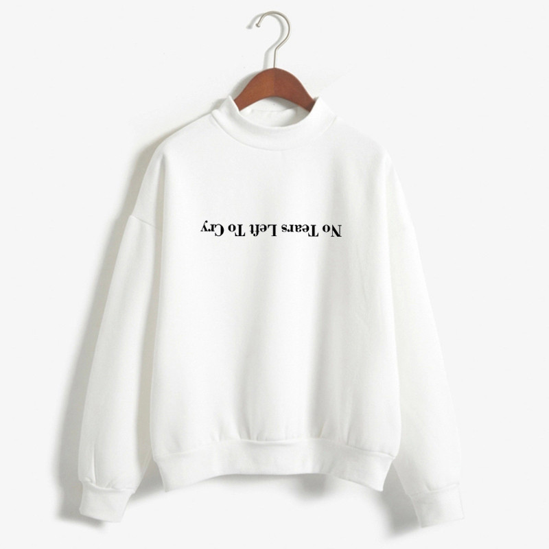 Γυναικείο φούτερ y2k Hoodies Ariana Grande ΔΕΝ ΕΜΕΙΝΕ ΔΑΚΡΥΑ ΓΙΑ ΝΑ ΚΛΑΨΕΙΣ Γράμμα με στάμπα Fleece Turtlencek Harajuku Μπλούζα Γυναικεία Ρούχα