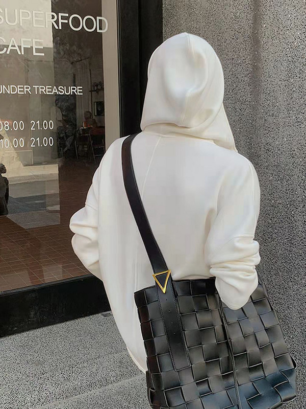 Circyy Hoodies Ženska majica s kapuljačom 2023 Jesen Zima Hoodie s patentnim zatvaračem Ovratnik na odlaganje Široki ležerni puloveri Džepovi Chic odjeća