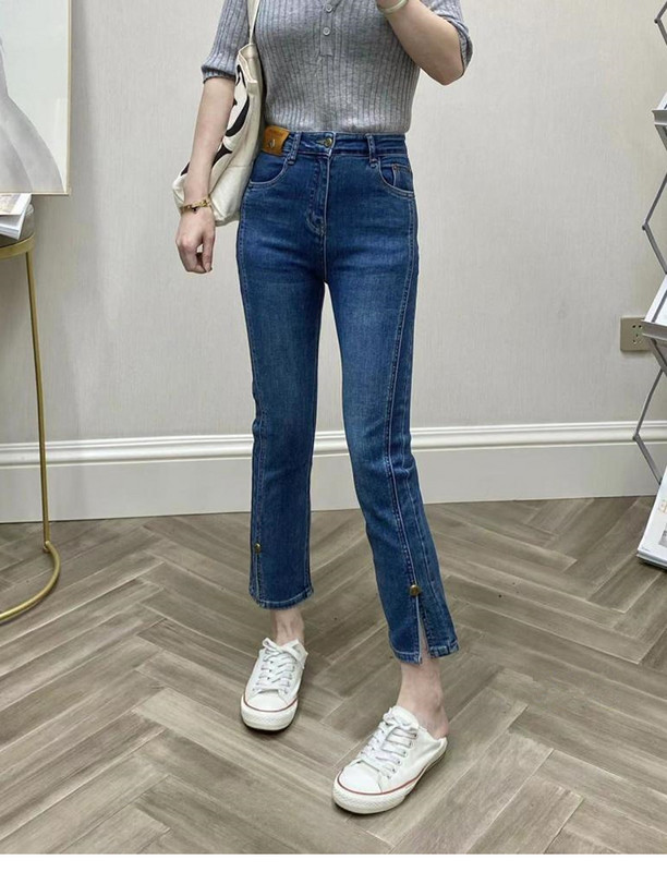 Y2k Big Size Teksad Naised Väike suvine õhuke mudel 2023 Uus kõrge vöökohaga Fat Mm Slim Straight Pipe Smoke Pipe püksid 40-100kg