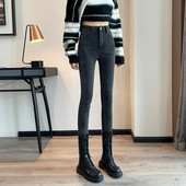 Ψηλόμεσο γυναικείο τζιν skinny pencil παντελόνι ψηλό ελαστικό boyfriend τζιν παντελόνι νέο τζιν Κορεάτικα γυναικεία ρούχα Korea dongdaem