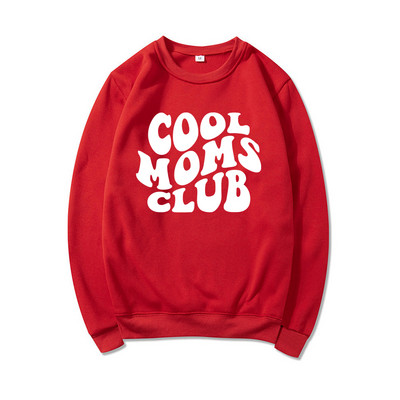 Cool Moms Club Φούτερ Mom Life Φούτερ Γυναικείες μακρυμάνικο πουλόβερ Casual Graphic Hoodies Mothers δώρο γενεθλίων