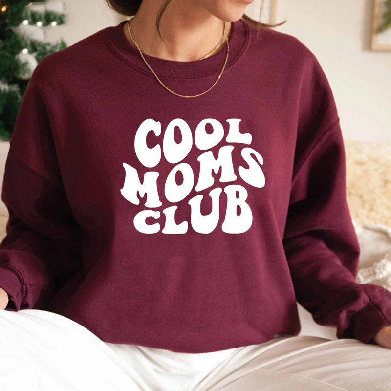 Cool Moms Club Φούτερ Mom Life Φούτερ Γυναικείες μακρυμάνικο πουλόβερ Casual Graphic Hoodies Mothers δώρο γενεθλίων