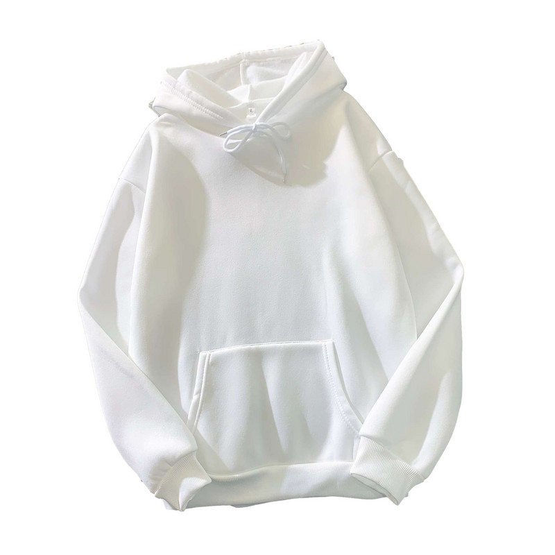 Ανοιξιάτικη μόδα Streetwear Hoodie μονόχρωμη μακρυμάνικη αθλητική φόρμα Φούτερ με κουκούλα Γυναικεία πουλόβερ Ζεστά μπλουζάκια