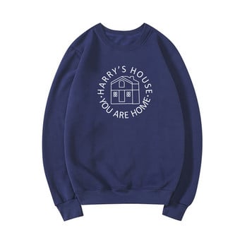 Φούτερ Harry\'s House Crewneck Νέο άλμπουμ του Harry 2022 Φούτερ Γυναικείες μακρυμάνικα φούτερ HS Fans Merch Streetwear Πουλόβερ