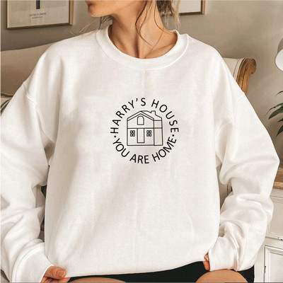 Φούτερ Harry's House Crewneck Νέο άλμπουμ του Harry 2022 Φούτερ Γυναικείες μακρυμάνικα φούτερ HS Fans Merch Streetwear Πουλόβερ