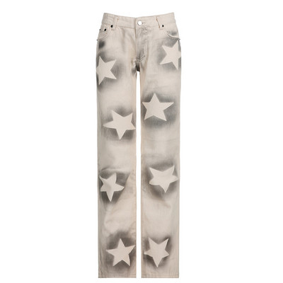 Ženska odjeća 2023. Nove hlače Proljeće Ljeto Osobnost Modne zvijezde Traperice niskog struka Spice Girl Ravne uske ležerne hlače