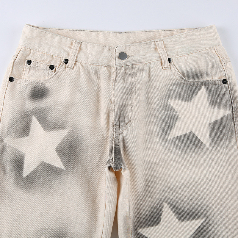 Ženska odjeća 2023. Nove hlače Proljeće Ljeto Osobnost Modne zvijezde Traperice niskog struka Spice Girl Ravne uske ležerne hlače