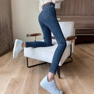 Γυναικείο τζιν παντελόνι μολύβι Σέξι στενό τζιν για γυναίκες Ροδάκινο παντελόνι ισχίο τζιν Γυναικείο ψηλόμεσο τζιν για γυναίκα T33