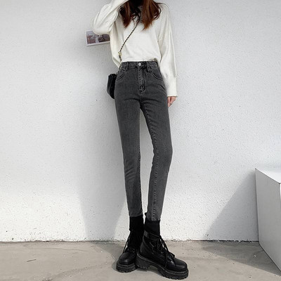Γυναικείο τζιν παντελόνι μολύβι Σέξι στενό τζιν για γυναίκες Ροδάκινο παντελόνι ισχίο τζιν Γυναικείο ψηλόμεσο τζιν για γυναίκα T33
