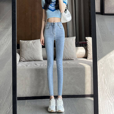 Γυναικείο τζιν παντελόνι μολύβι Σέξι στενό τζιν για γυναίκες Ροδάκινο παντελόνι ισχίο τζιν Γυναικείο ψηλόμεσο τζιν για γυναίκα T33