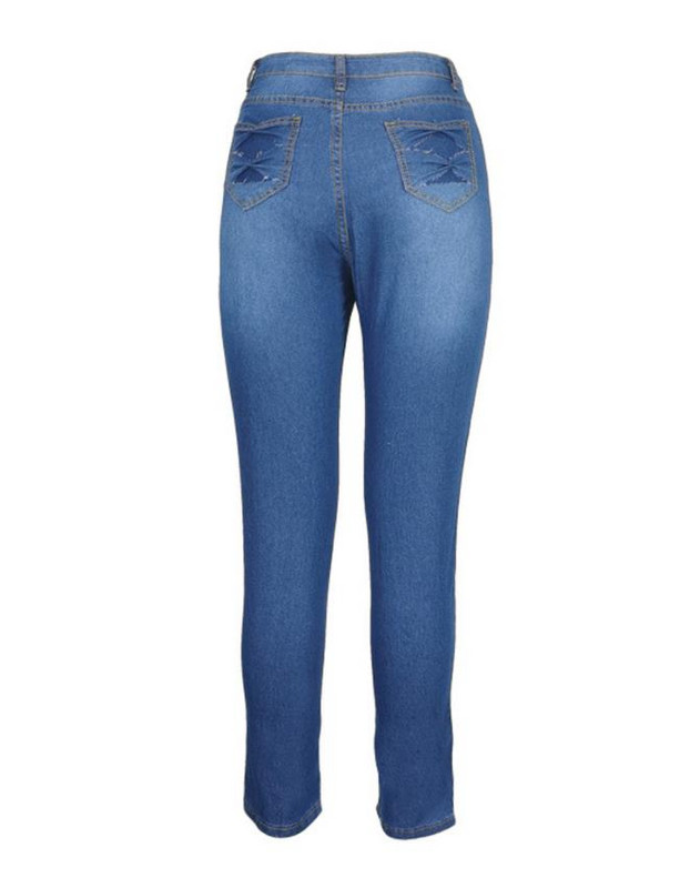 Naiste püksid Tõmblukuga Kärbes kõrge vöökohaga kitsad teksad Seksikad puusa tõstvad püksid Korea mood igapäevane peo šikk tänavariietus