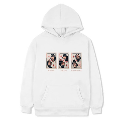 Anime Alice In Borderland Usagi Arisu Kuina Hoodie Ανδρικά κινούμενα σχέδια γραφικά Harajuku Ρούχα Streetwear Unisex Φούτερ Ανδρικά