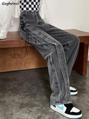 S-5XL Τζιν Γυναικείο επίδεσμο Casual φαρδύ παντελόνι Vintage ψηλόμεσο παντός τύπου Streetwear Μόδα ολόσωμο Ulzzang Spring