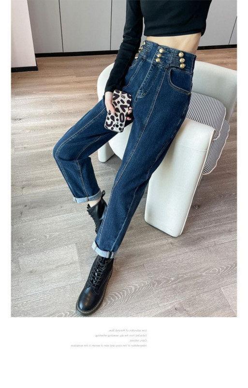 Naiste teksad 2023 kevadsuvi uued õhukesed kõrge elastsed teksapüksid, mood, kitsad ja kõrge vöökohaga naiste vabaaja püksid A282