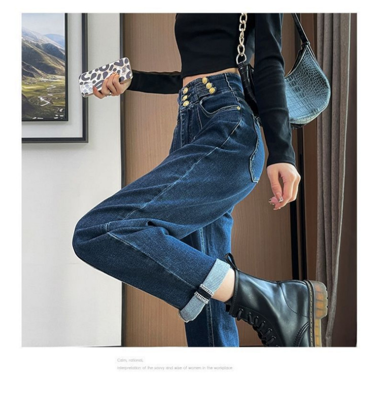 Naiste teksad 2023 kevadsuvi uued õhukesed kõrge elastsed teksapüksid, mood, kitsad ja kõrge vöökohaga naiste vabaaja püksid A282