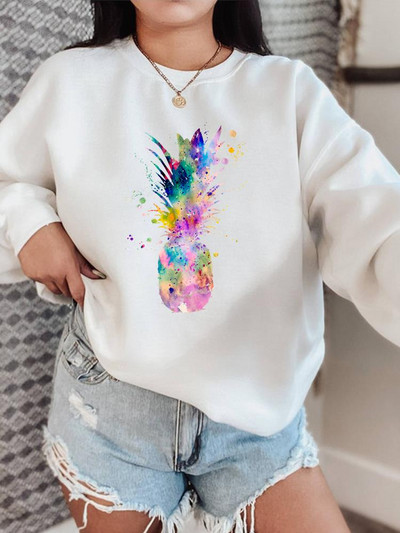 Letter Sweet Trend Χαριτωμένα πουλόβερ της δεκαετίας του '90 Φθινοπωρινή μόδα Γυναικεία ρούχα Μόδα φθινοπώρου άνοιξη Γυναικεία γραφικά φούτερ