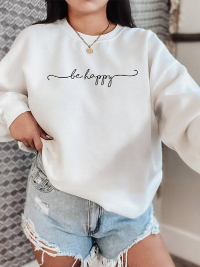 Letter Sweet Trend Χαριτωμένα πουλόβερ της δεκαετίας του '90 Φθινοπωρινή μόδα Γυναικεία ρούχα Μόδα φθινοπώρου άνοιξη Γυναικεία γραφικά φούτερ