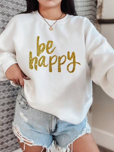 Letter Sweet Trend Χαριτωμένα πουλόβερ της δεκαετίας του '90 Φθινοπωρινή μόδα Γυναικεία ρούχα Μόδα φθινοπώρου άνοιξη Γυναικεία γραφικά φούτερ