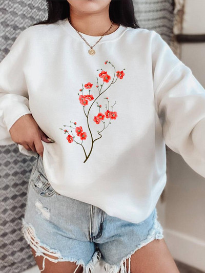 Letter Sweet Trend Χαριτωμένα πουλόβερ της δεκαετίας του '90 Φθινοπωρινή μόδα Γυναικεία ρούχα Μόδα φθινοπώρου άνοιξη Γυναικεία γραφικά φούτερ