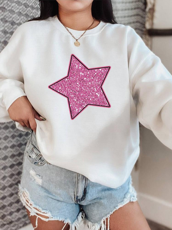 Letter Sweet Trend Χαριτωμένα πουλόβερ της δεκαετίας του '90 Φθινοπωρινή μόδα Γυναικεία ρούχα Μόδα φθινοπώρου άνοιξη Γυναικεία γραφικά φούτερ