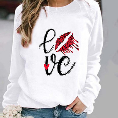 Leopard Star Trend Χαριτωμένα γυναικεία πουλόβερ Γυναικεία ρούχα Άνοιξη Φθινόπωρο Χειμερινές Φούτερ Γυναικείες Γυναικείες μπλούζες με λαιμόκοψη σε O