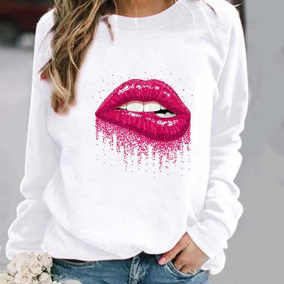 Leopard Star Trend Χαριτωμένα γυναικεία πουλόβερ Γυναικεία ρούχα Άνοιξη Φθινόπωρο Χειμερινές Φούτερ Γυναικείες Γυναικείες μπλούζες με λαιμόκοψη σε O