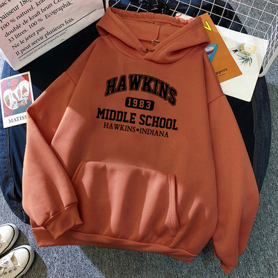 Hot Sale Μάρκα Simple 1983 Γυναικείες κουκούλες Φθινοπωρινές ζεστές φλις κουκούλες Hip Hop Itself Hoody Fashion Oversize Αθλητικά ρούχα