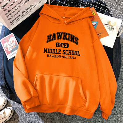 Hot Sale Μάρκα Simple 1983 Γυναικείες κουκούλες Φθινοπωρινές ζεστές φλις κουκούλες Hip Hop Itself Hoody Fashion Oversize Αθλητικά ρούχα