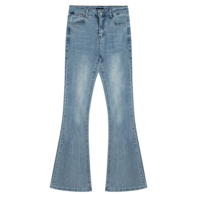 Γυναικεία ενδύματα παντελόνια Σκούρο μπλε Άνοιξη Καλοκαιρινό Vintage Τζιν 2023 Νέα μοντέρνα ψηλόμεση λεπτή ανοιχτόχρωμη καθημερινή παντελόνα Γυναικεία