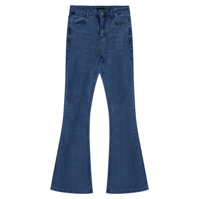 Γυναικεία ενδύματα παντελόνια Σκούρο μπλε Άνοιξη Καλοκαιρινό Vintage Τζιν 2023 Νέα μοντέρνα ψηλόμεση λεπτή ανοιχτόχρωμη καθημερινή παντελόνα Γυναικεία