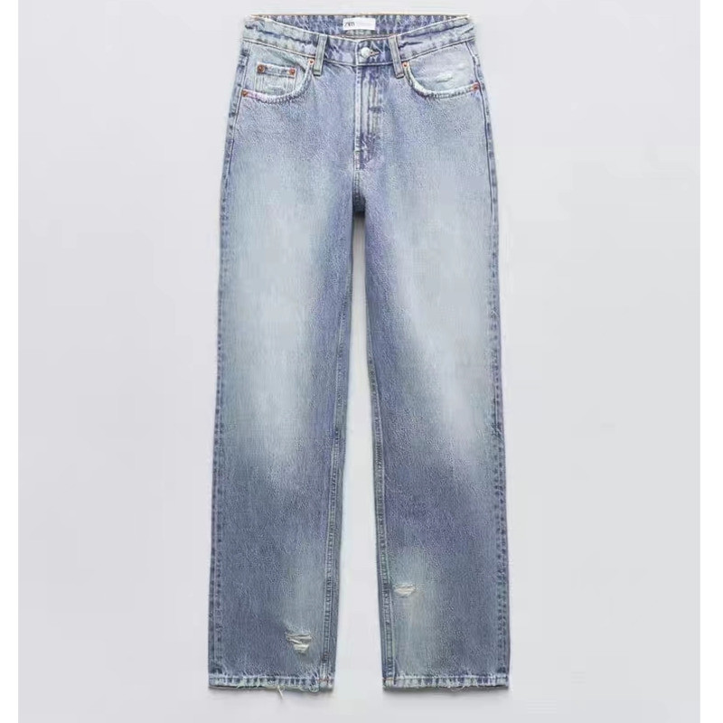 Μόδα Κορεατικά vintage τζιν Γυναικεία ψηλή μέση ίσια τζιν Y2k γυναικεία παντελόνια ρούχα Streetwear Ρούχα τζιν Γυναικεία 2023