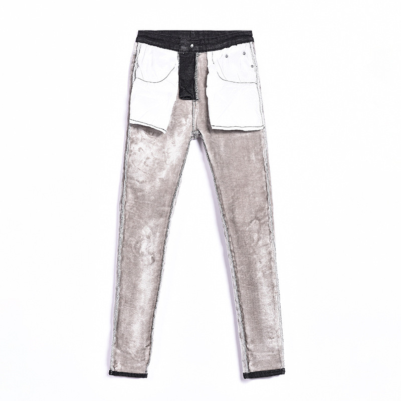 Ženske zimske snježne tople baršunaste tajice Traperice Elastične plišane rastezljive termo traperice Ženske uske traper hlače Ženske hlače od flisa