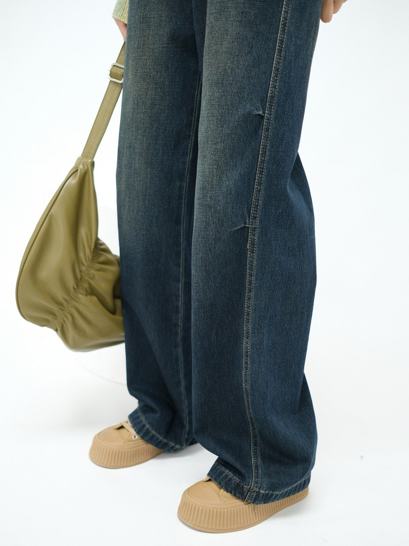 ZHISILAO uued kõrge vöökohaga laia säärega sirged teksad naistele Vintage Classic täispikad teksapüksid tänavarõivad 2023. aasta sügis