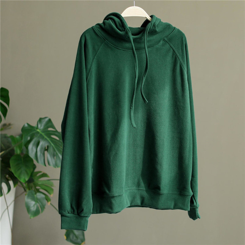 Korea lihtsas stiilis vabaaja tänavarõivad, vabad pikkade varrukatega naiste kapuutsiga kampsunid, nöörid, pulloverid, kapuutsid, riided 2023.