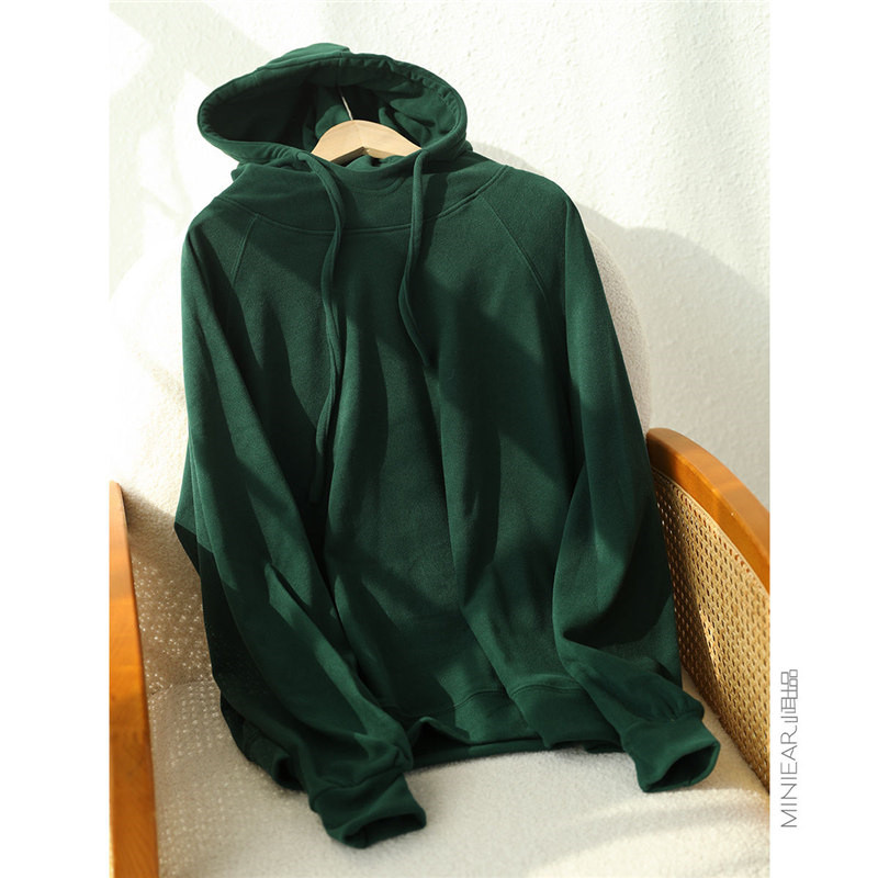 Korea lihtsas stiilis vabaaja tänavarõivad, vabad pikkade varrukatega naiste kapuutsiga kampsunid, nöörid, pulloverid, kapuutsid, riided 2023.