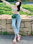 Traperice za ženske ravne nogavice 2023. proljeće ljeto nove hlače Y2k odjeća 2000-ih elastične korejske ženske traper hlače visokog struka