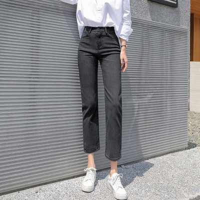 Traperice za ženske ravne nogavice 2023. proljeće ljeto nove hlače Y2k odjeća 2000-ih elastične korejske ženske traper hlače visokog struka