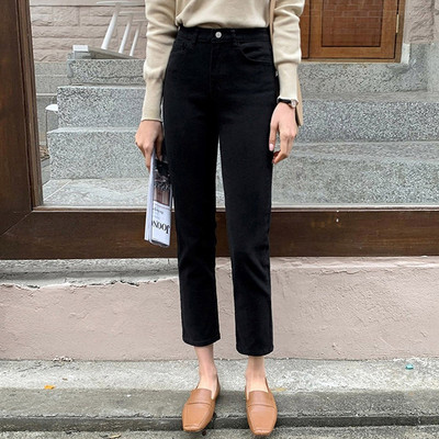 Traperice za ženske ravne nogavice 2023. proljeće ljeto nove hlače Y2k odjeća 2000-ih elastične korejske ženske traper hlače visokog struka