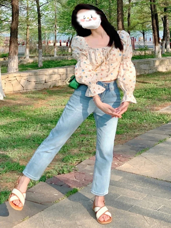 Traperice za ženske ravne nogavice 2023. proljeće ljeto nove hlače Y2k odjeća 2000-ih elastične korejske ženske traper hlače visokog struka