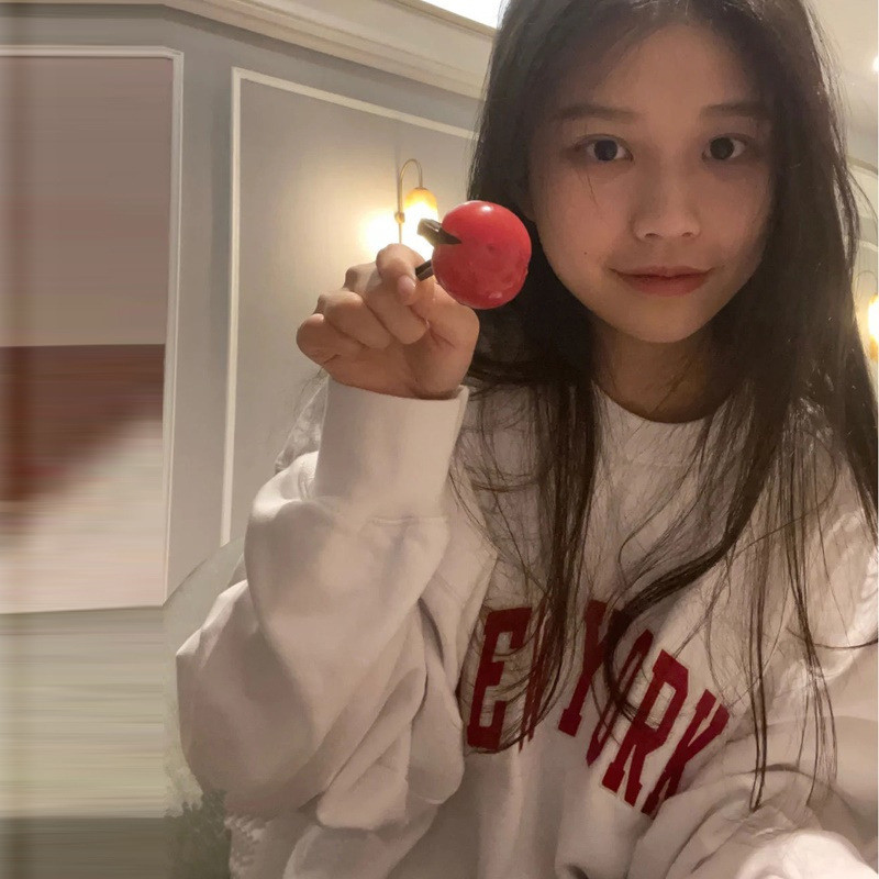 Βαμβακερό ρετρό γυναικείο πουλόβερ 2022 Νέα λεπτή τομή Κοντή στρογγυλή λαιμόκοψη χαλαρή κορεατική έκδοση Μακρυμάνικο Lazy Style Top HWA083