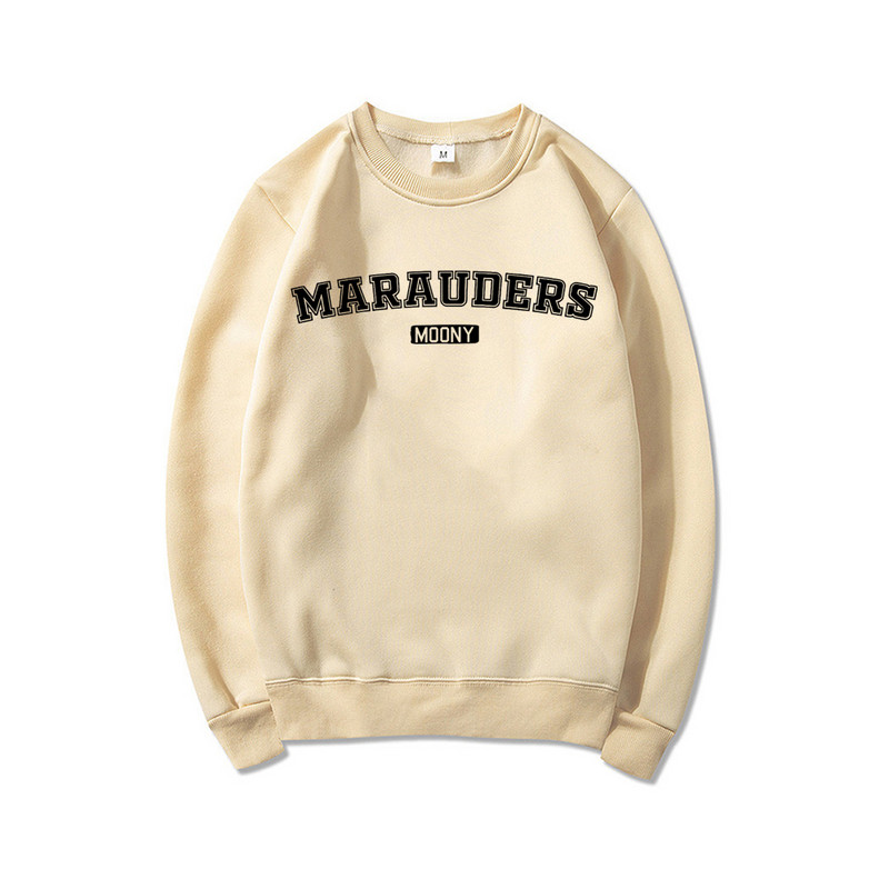 Marauders Sweatshirt Book Lover Crewneck dressipluusid Harajuku kapuuts Unisex graafilised kapuutsid pikkade varrukatega topsid vabaaja kampsun
