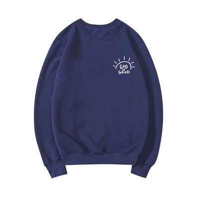 Majica s kratkim rukavima Bog je dobar Kršćanske majice s kratkim rukavima Vjera Puloveri Unisex grafičke majice s kapuljačom dugih rukava Ženska odjeća Ležerna majica