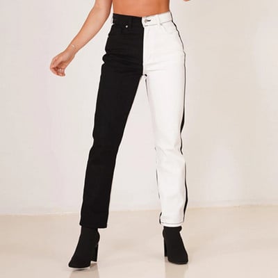 Vintage Jeans Teen Girl Plus Size Jeans για Γυναικεία Τζιν ίσιο σωλήνα Street γαλλικό κολάν Τζιν ψηλόμεσο Stretch Slim τζιν