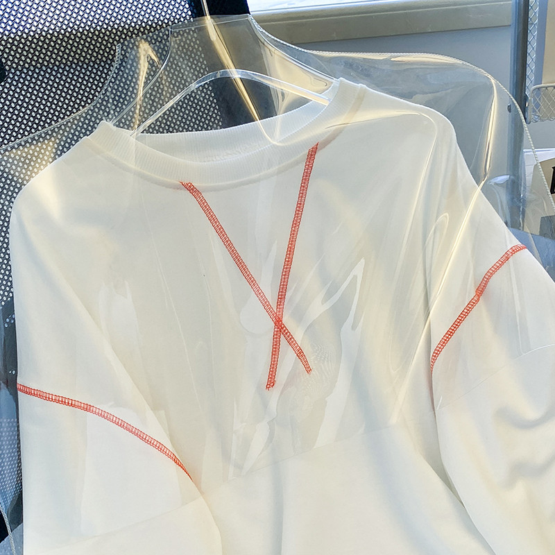 Hanorac noi de toamnă pentru femei Harajuku gotic solid casual oversize hanorac haine cu mânecă lungă hanorac subțire coreean alb y2k