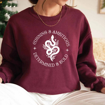 Φούτερ Wizard Snake House Draco Bookish Hoodie Unisex φούτερ με μανίκι μακρυμάνικο casual πουλόβερ Γυναικεία μπλούζα